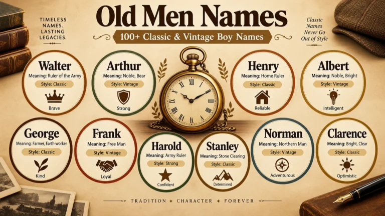 old men names