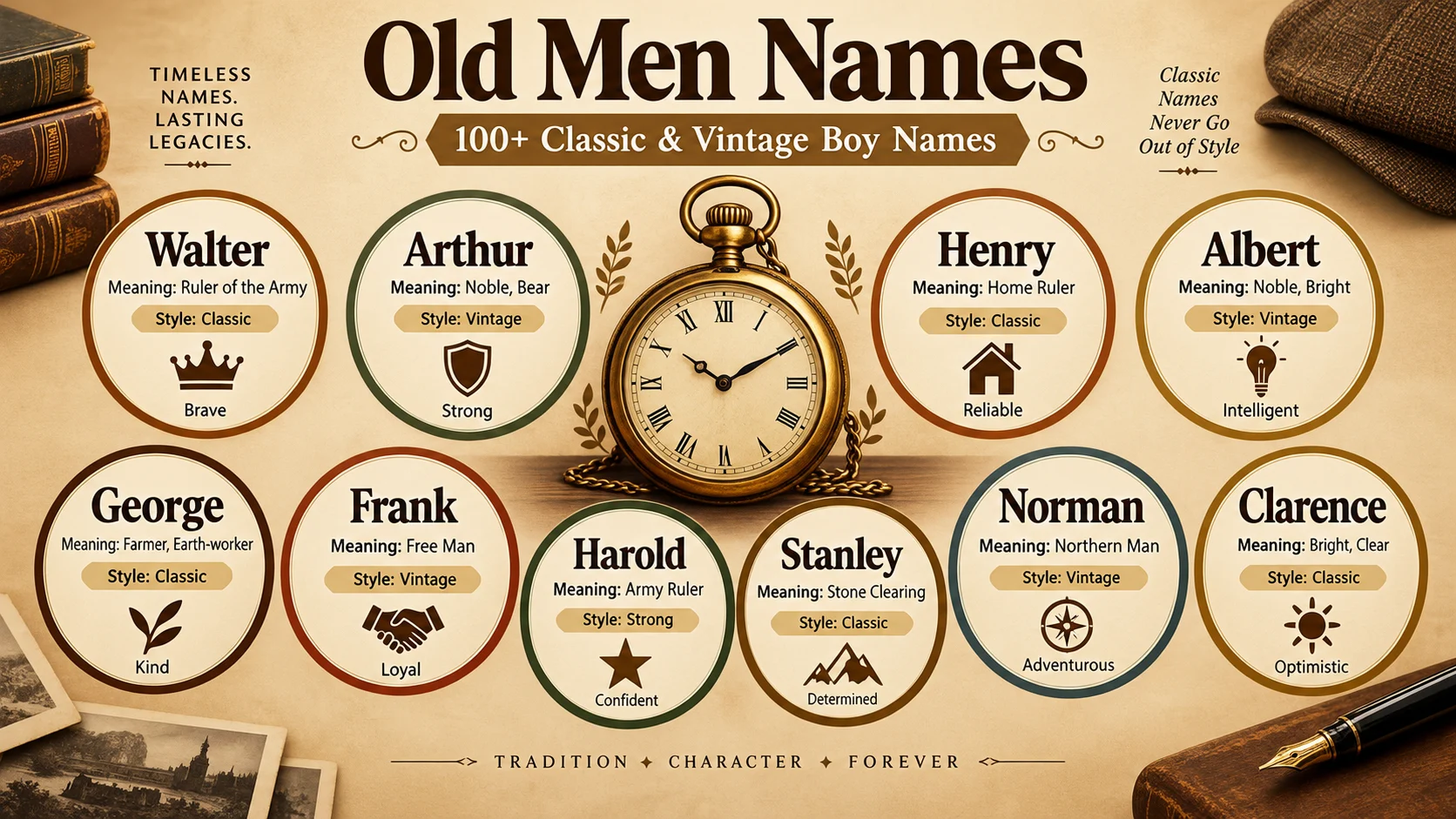 old men names