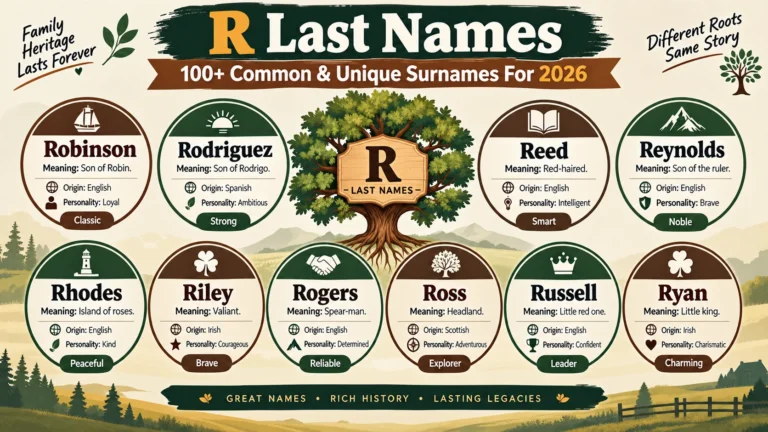 r last names