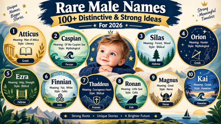 rare male names