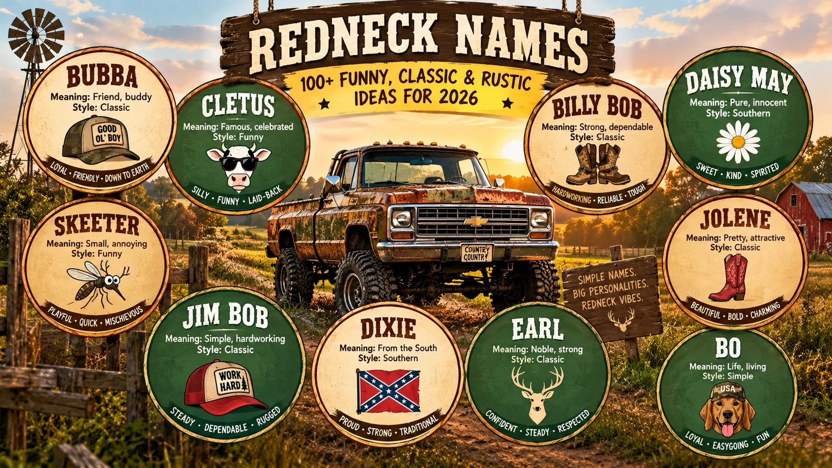 redneck names
