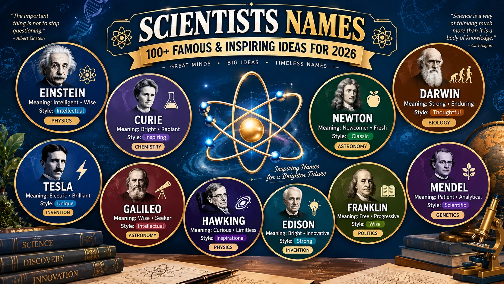 scientists names