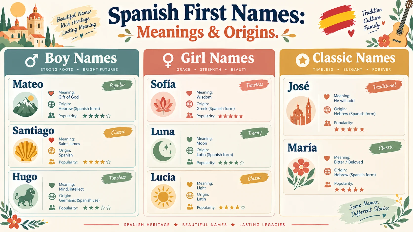 spanish first names