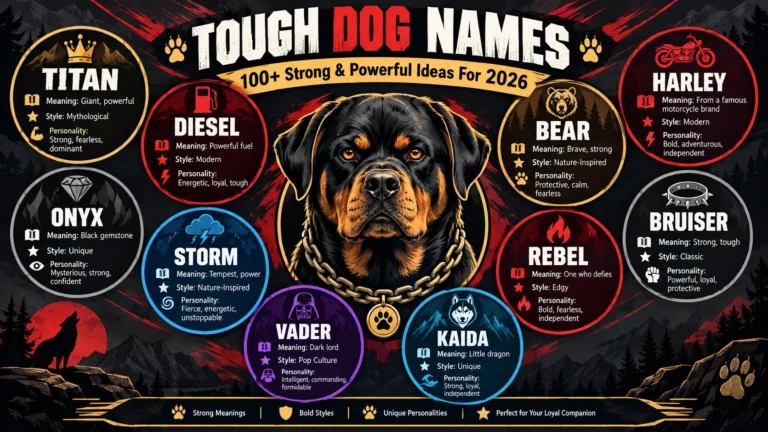 tough dog names