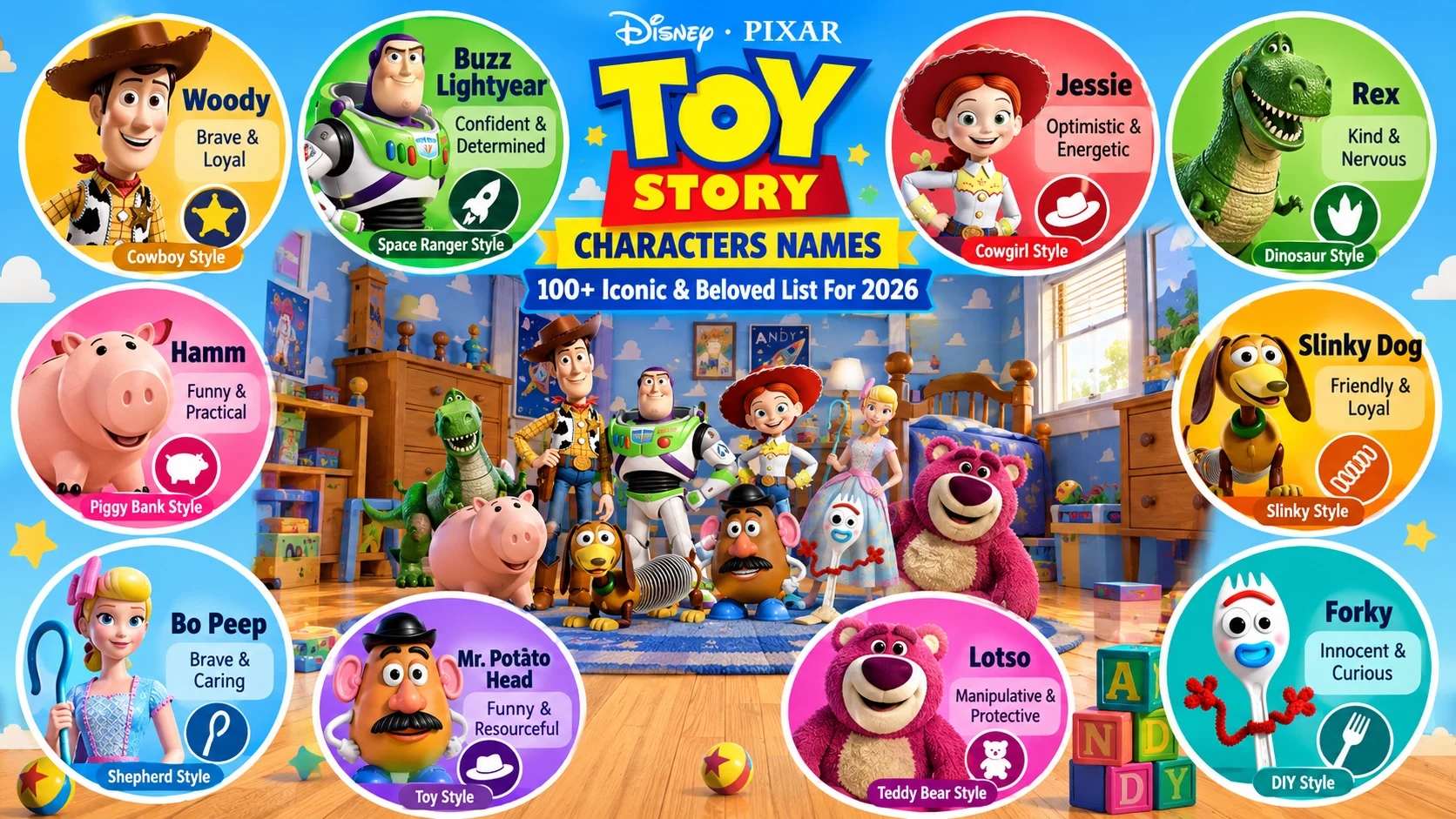 toy story characters names