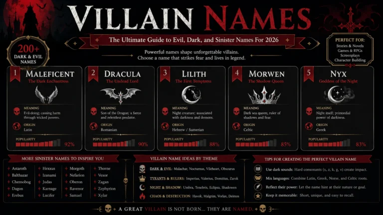 villian names