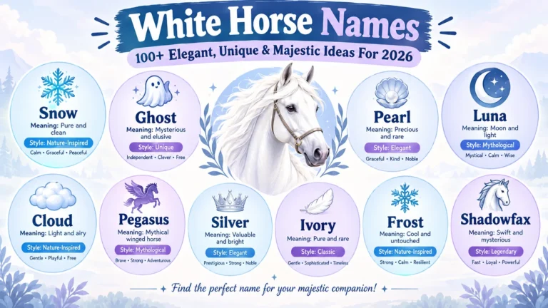 white horse names