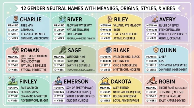 gender neutral names