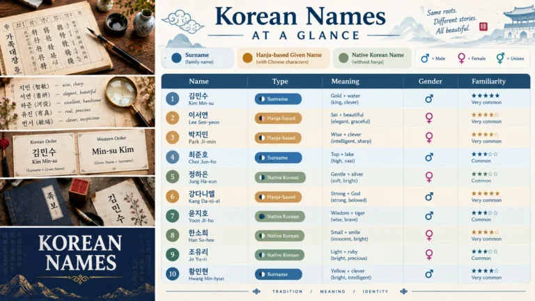 korean names