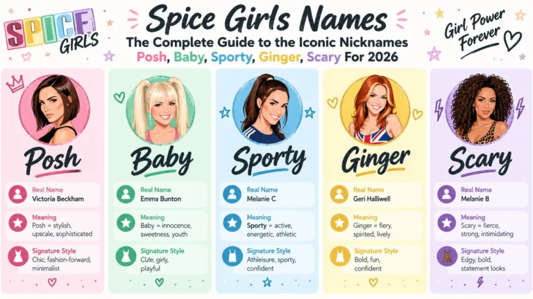 spice girls names