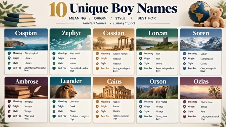 unique boy names