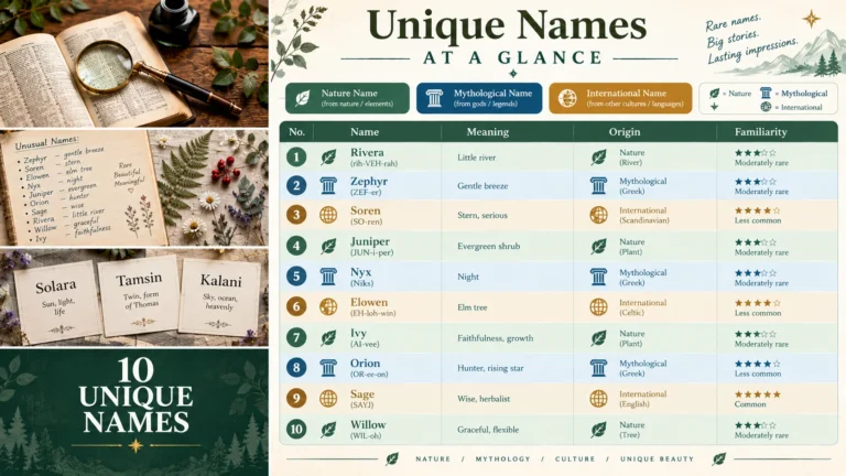 unique names